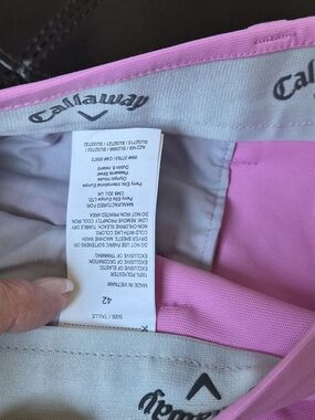 Callaway Pink Golf Shorts